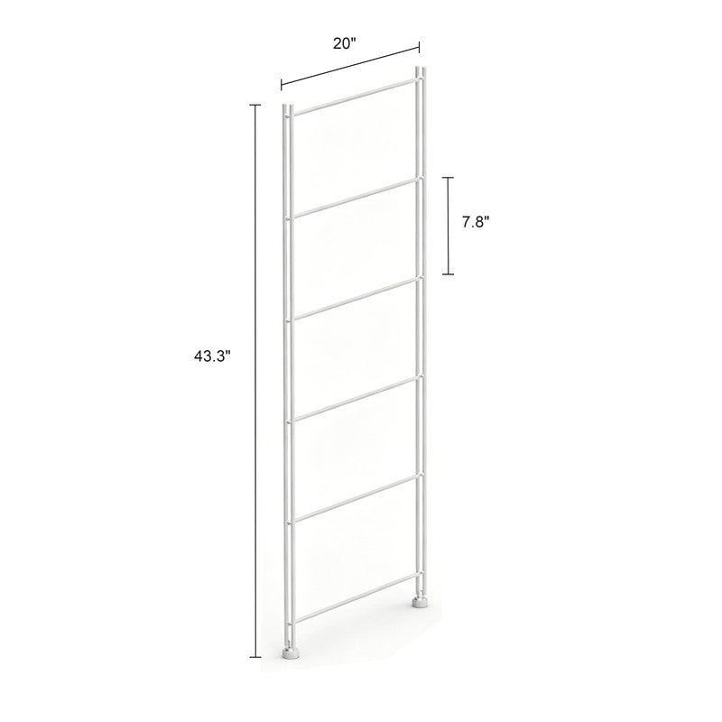 Metal Side Rack for Shelves, Rustproof Stainless Steel