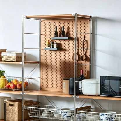 Back Mount Pegboard for Open Frame Shelves