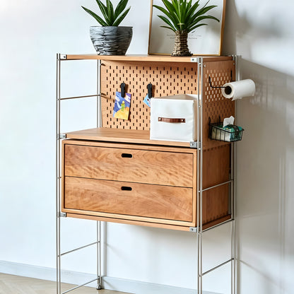 Back Mount Pegboard for Open Frame Shelves