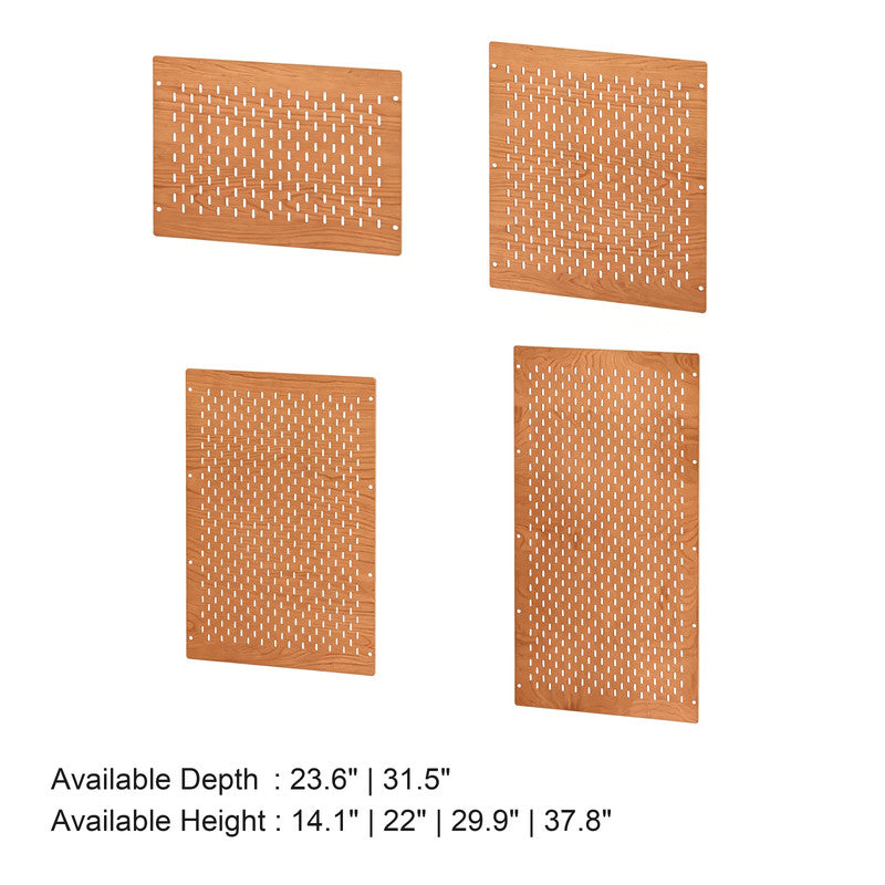 Back Mount Pegboard for Open Frame Shelves