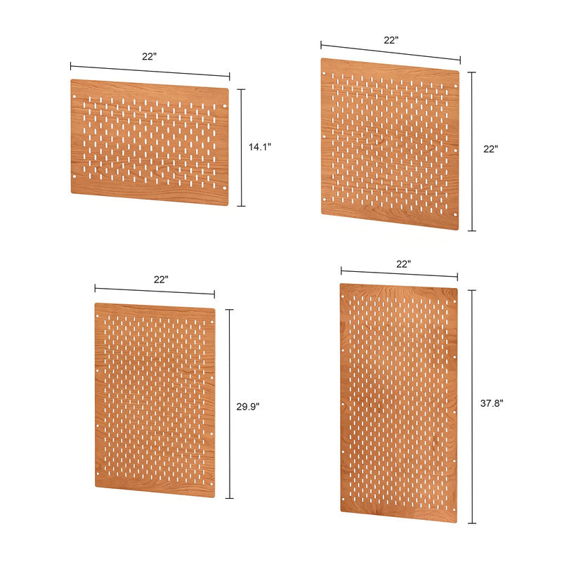 Back Mount Pegboard for Open Frame Shelves