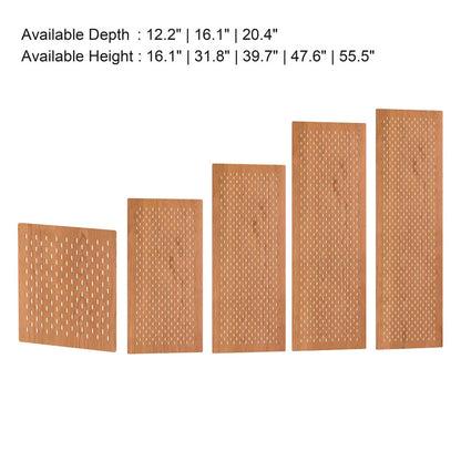 Solid Wood Pegboard for Shelves
